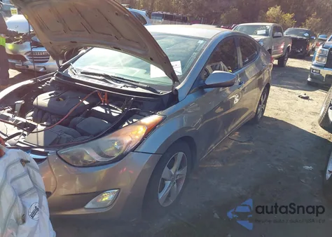 2013 Hyundai Elantra Gls z USA, uszkodzony, nr VIN 5NPDH4AE5DH233182